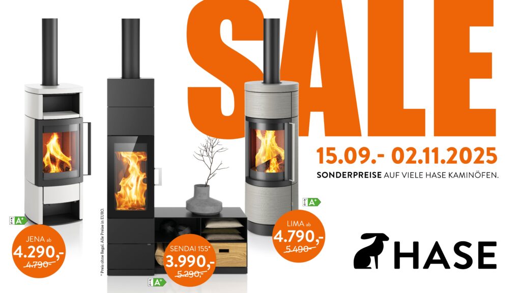 Hase Sonderpreise Kaminwelt Huwe